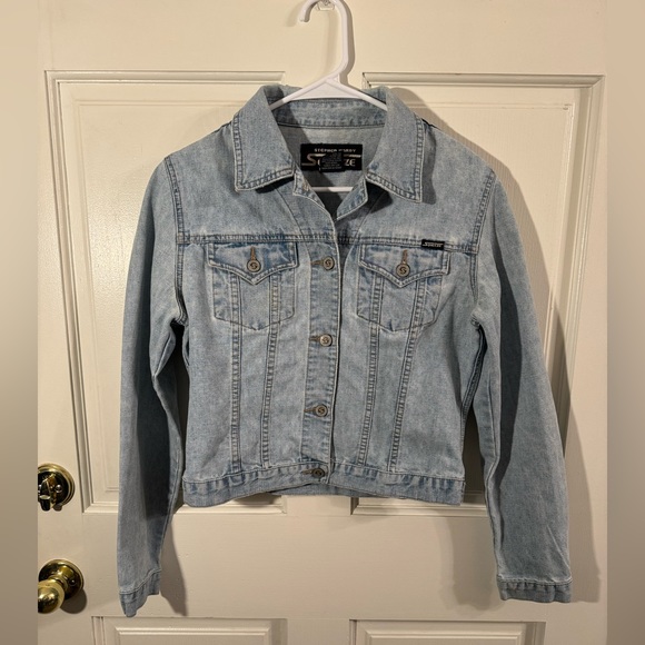 Vintage Stephen Hardy Squeeze Denim Jacket - Picture 1 of 6